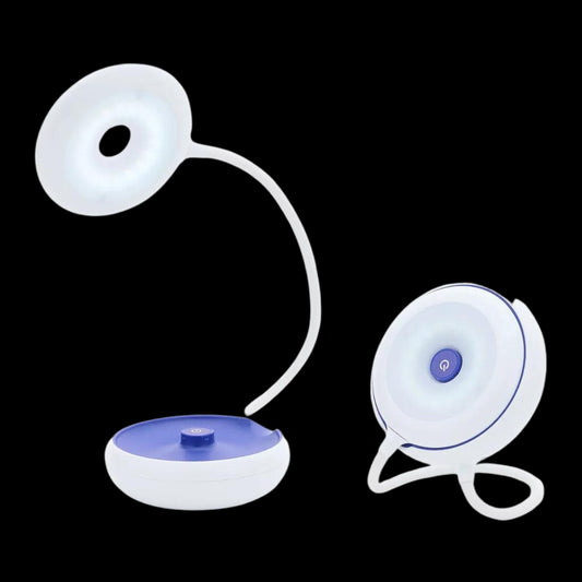 Set of 2 SecureBrite 3-in-1 LED Lamp Light w/ Accessory Tray