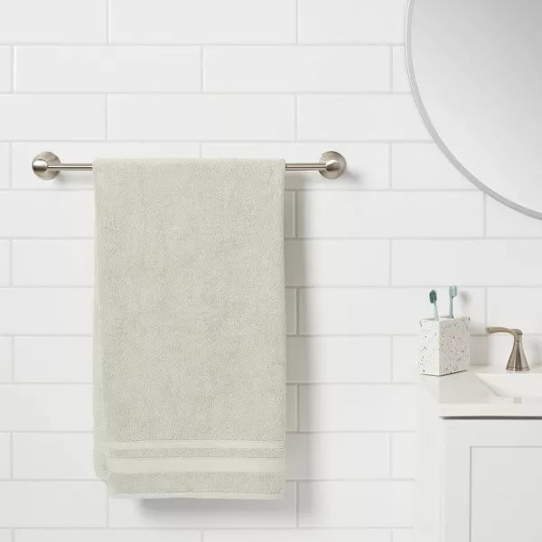 24" Casual Towel Bar Brushed Nickel - Threshold