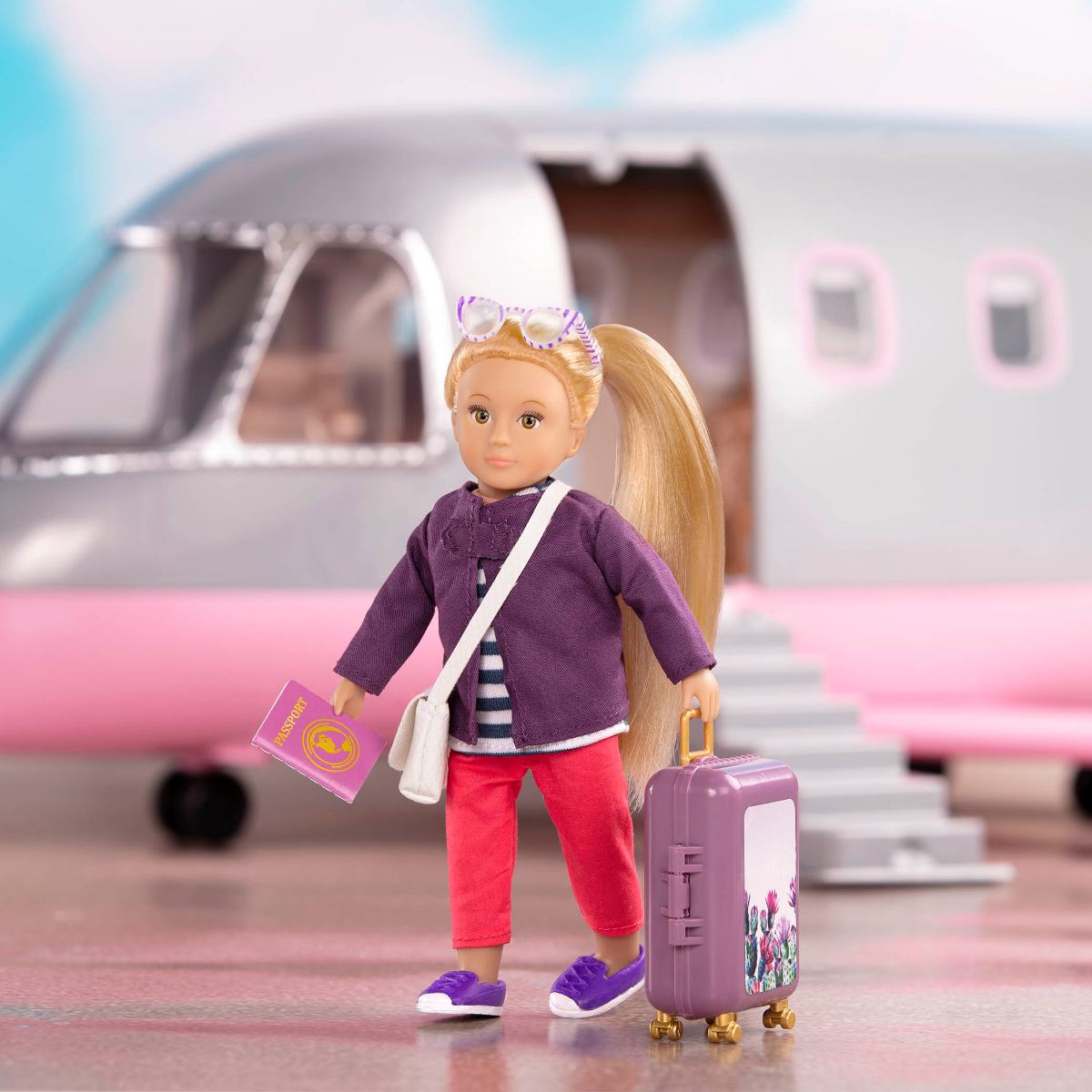 Jet Air Airport Set 6 inches Doll