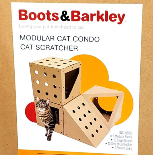 Boots& Barkley Modular Cat Condo Bed Scratcher