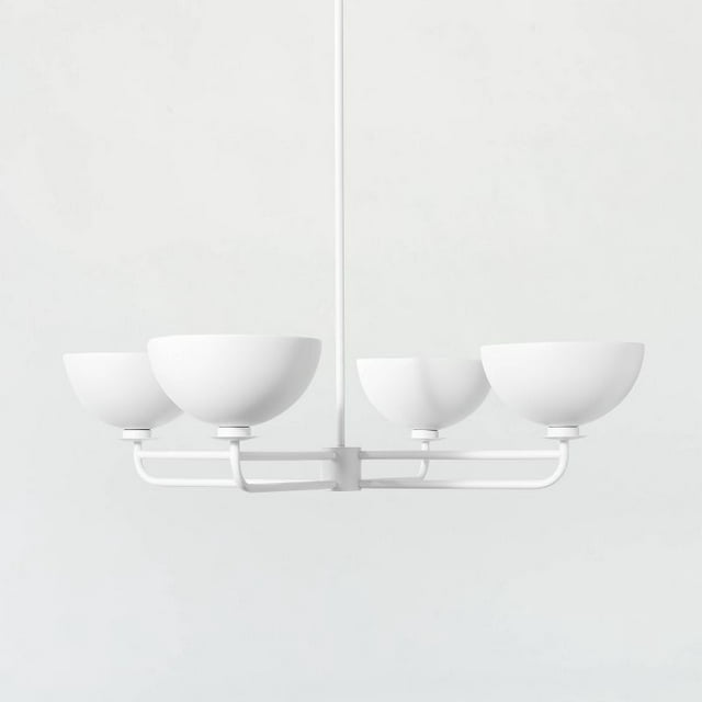 Dome Chandelier White - Threshold designed with Studio McGee