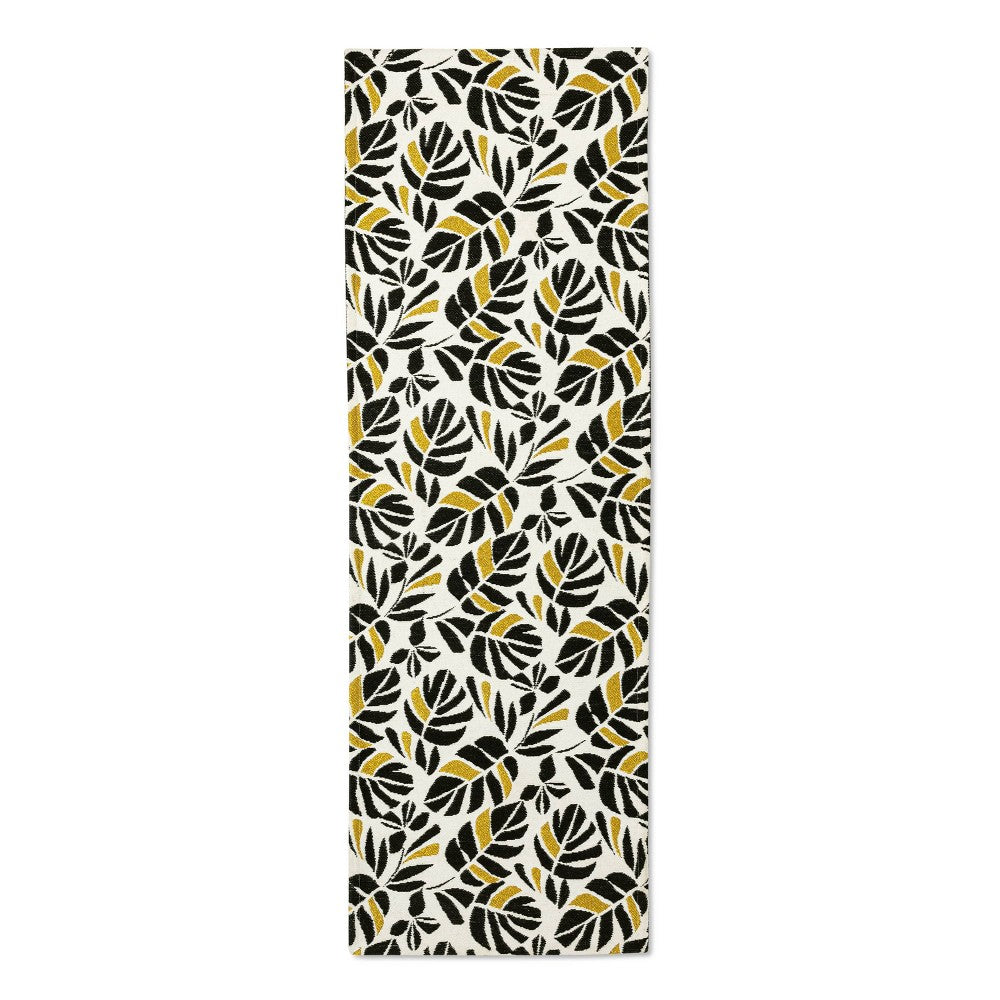 24"x84" Palm Area Rug Black/White - Tabitha Brown for Target
