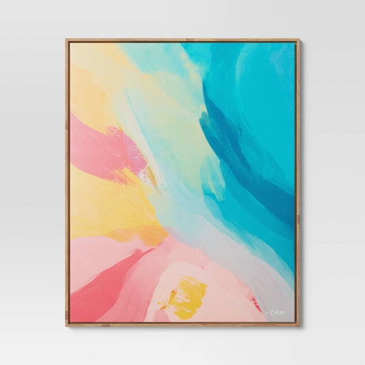 25" x 31" Abstract by Morgan Harper Nichols Framed Wall Canvas