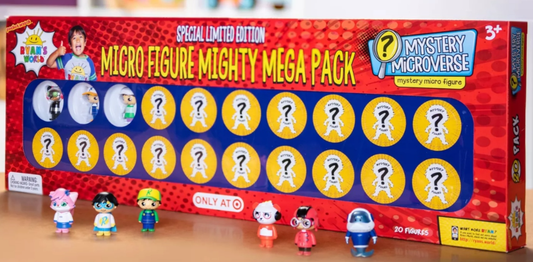 Ryan s World TAG Micro Figure Mighty Mega Pack
